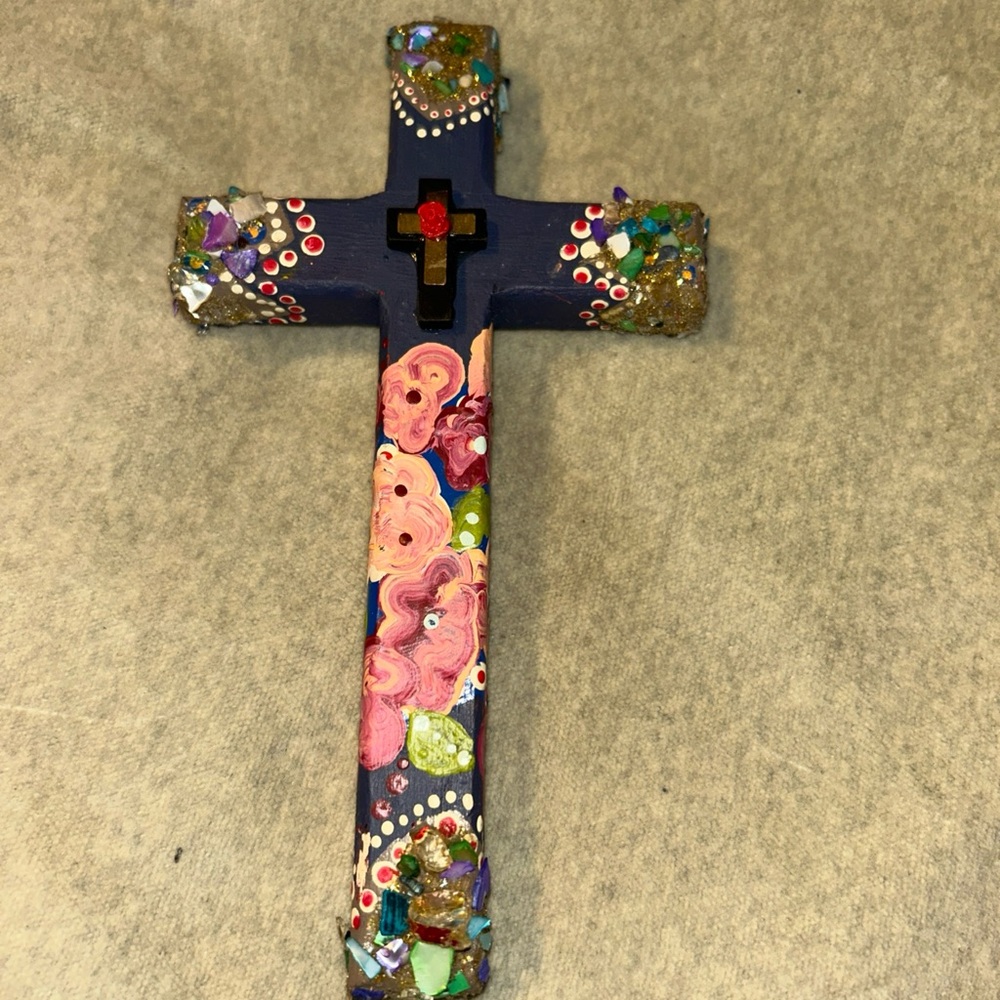 Colorful Wood Cross